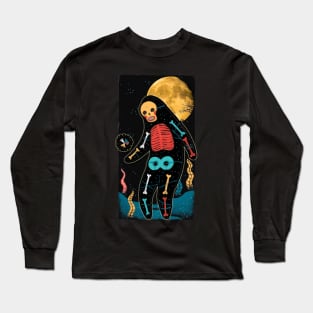 skull moonlight Long Sleeve T-Shirt